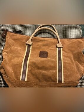 Vintage Corduroy Tote